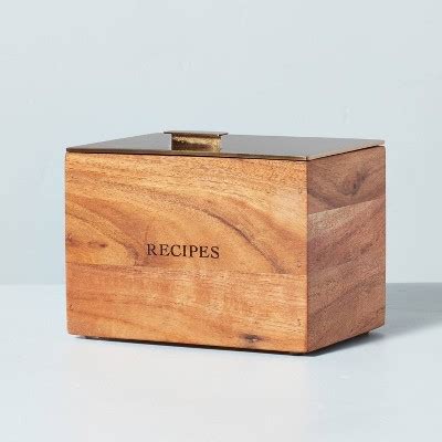 black metal recipe box|wooden recipe boxes.